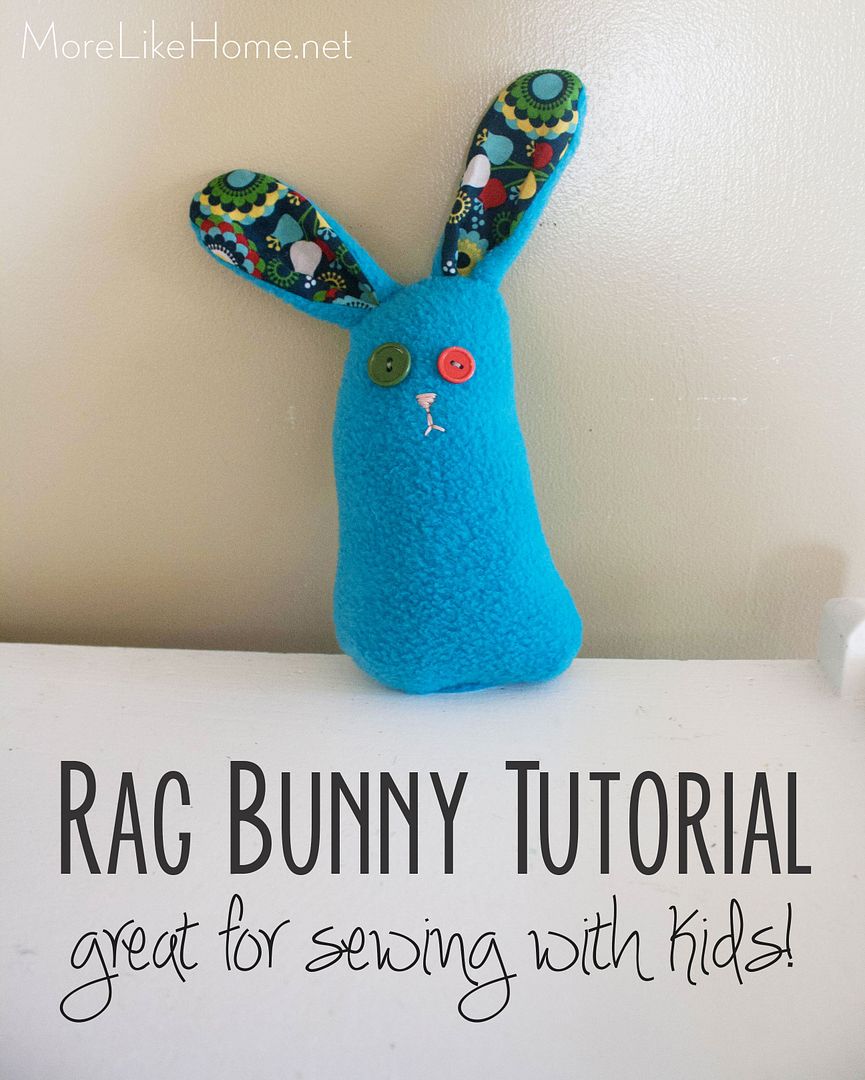 fleece bunny pattern